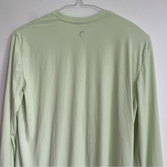 Zyia Active Primo Ribbed Long Sleeve Tee T-Shirt • Pistachio Green • M Medium - Picture 8 of 14